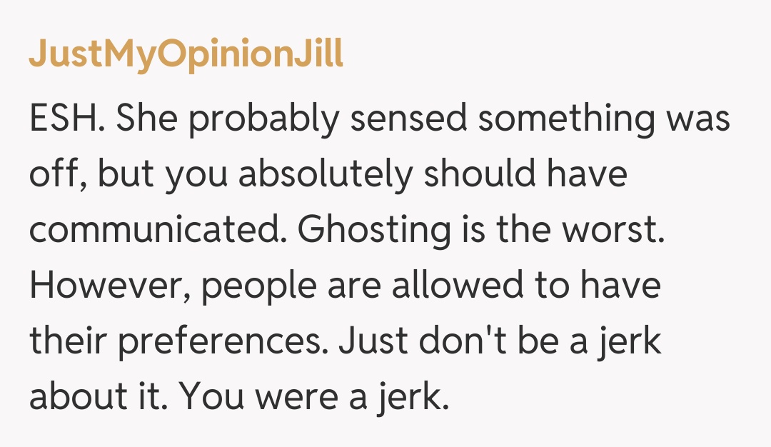 Comentariu de la JustMyOpinionJill