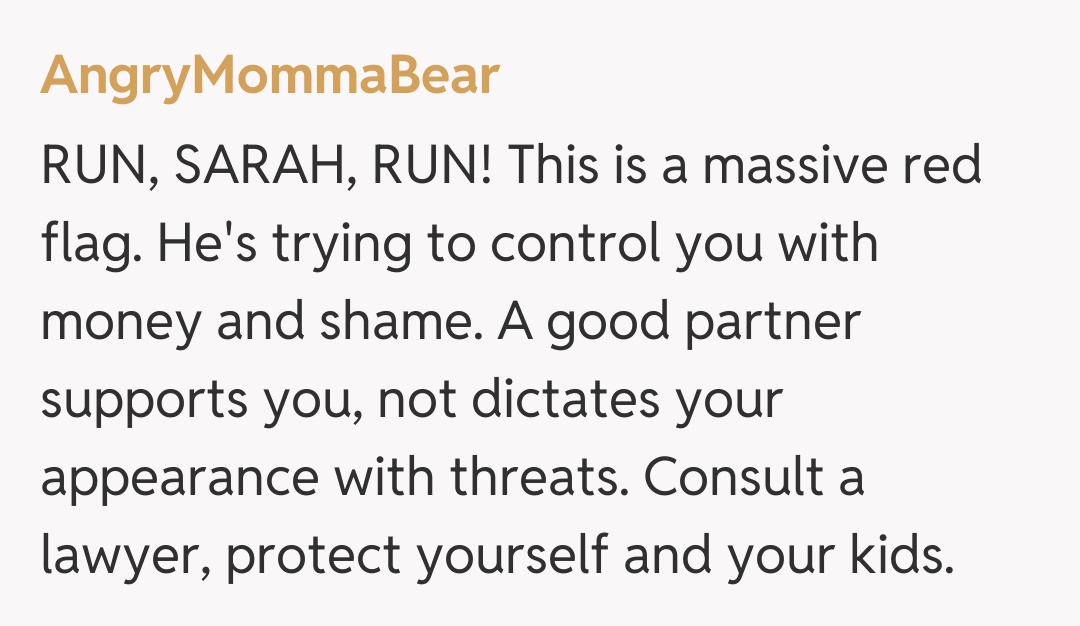 Comentariu de la AngryMommaBear