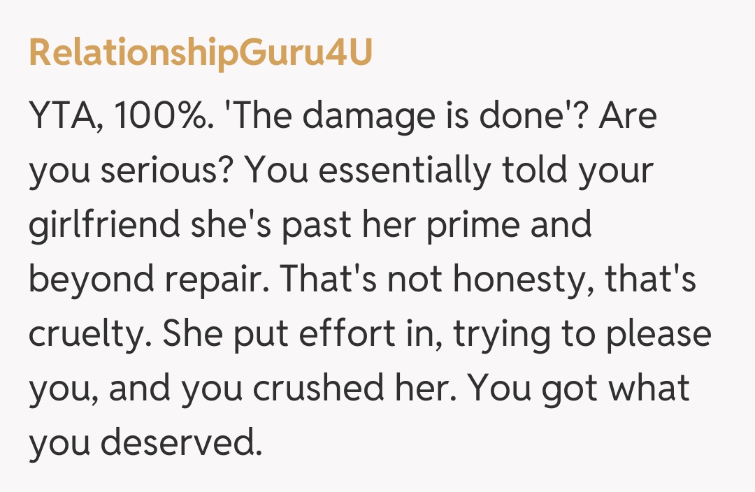 Comentariu de la RelationshipGuru4U