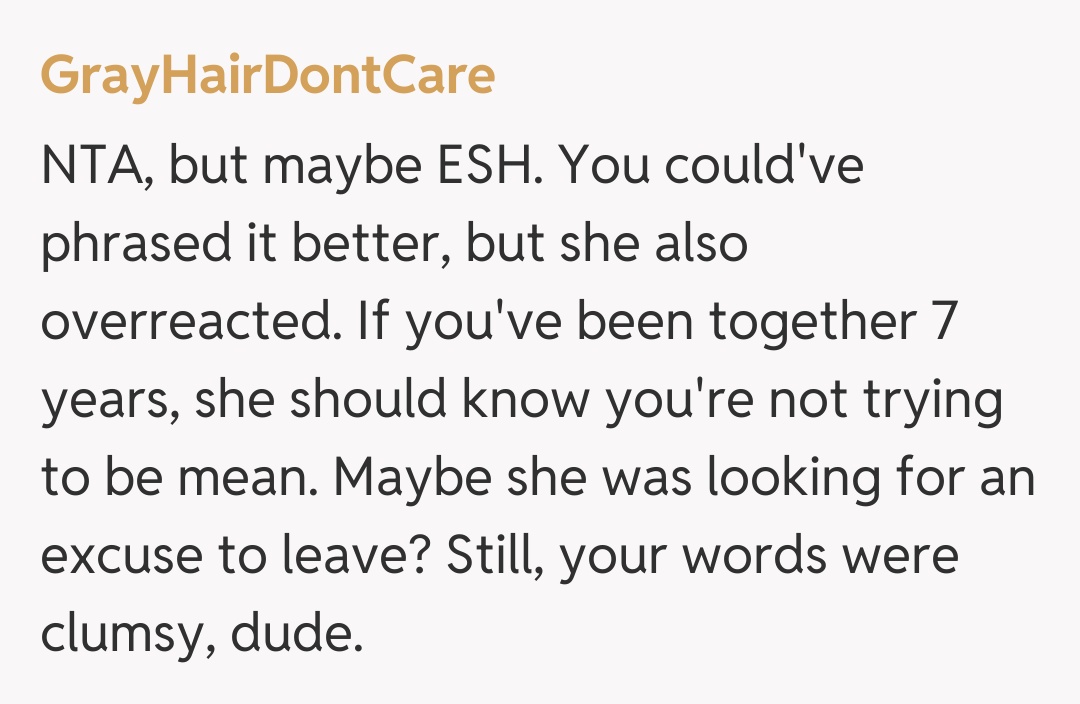 Comentariu de la GrayHairDontCare