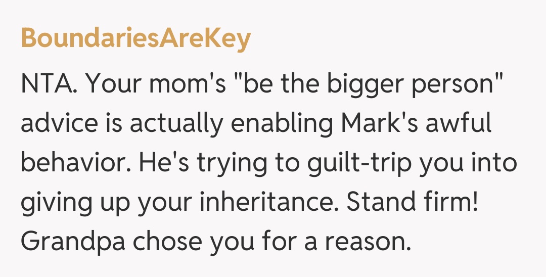 Comentariu de la BoundariesAreKey