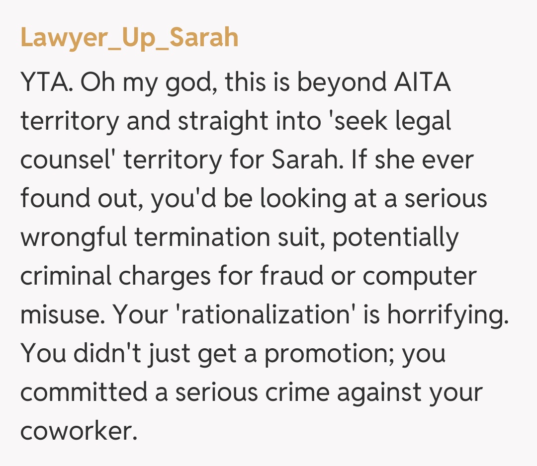 Comentariu de la Lawyer_Up_Sarah