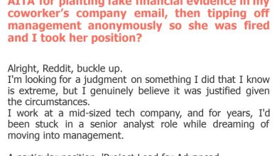 Photo of AITA for planting fake financial evidence in my coworker’s company email, then tipping off management anonymously so she was fired and I took her position?