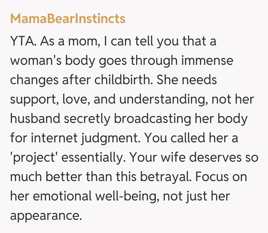 Comentariu de la MamaBearInstincts
