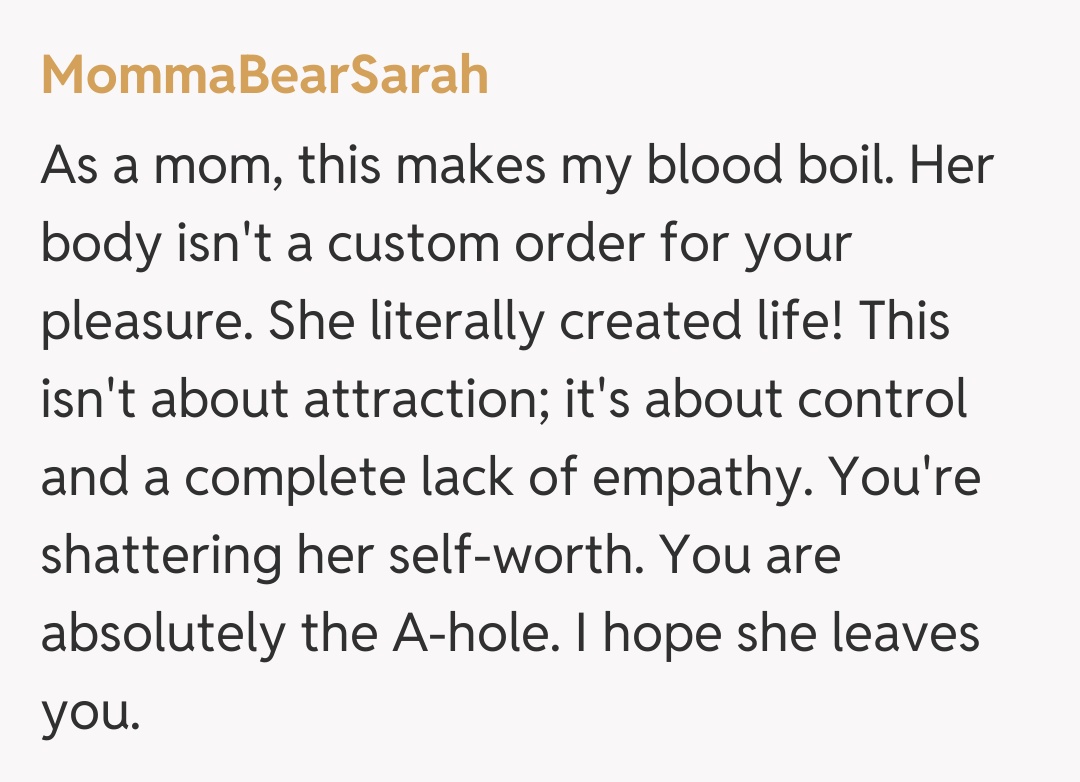 Comentariu de la MommaBearSarah