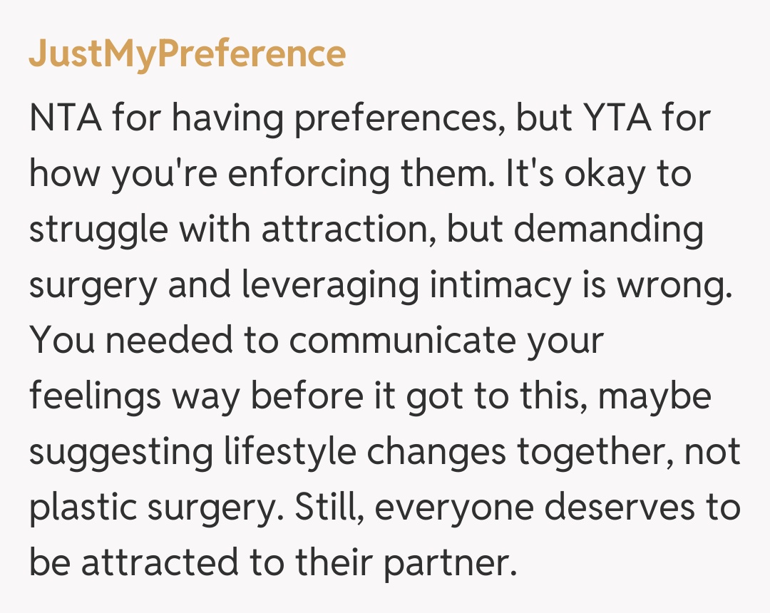 Comentariu de la JustMyPreference