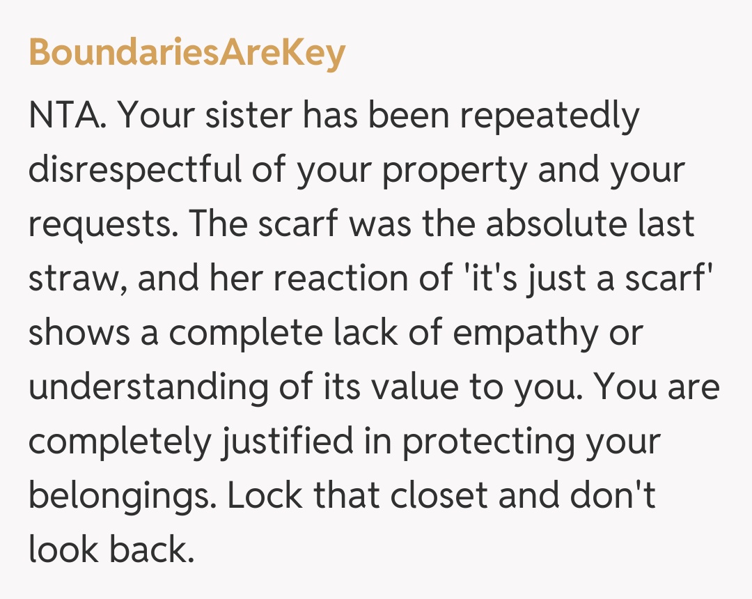 Comentariu de la BoundariesAreKey