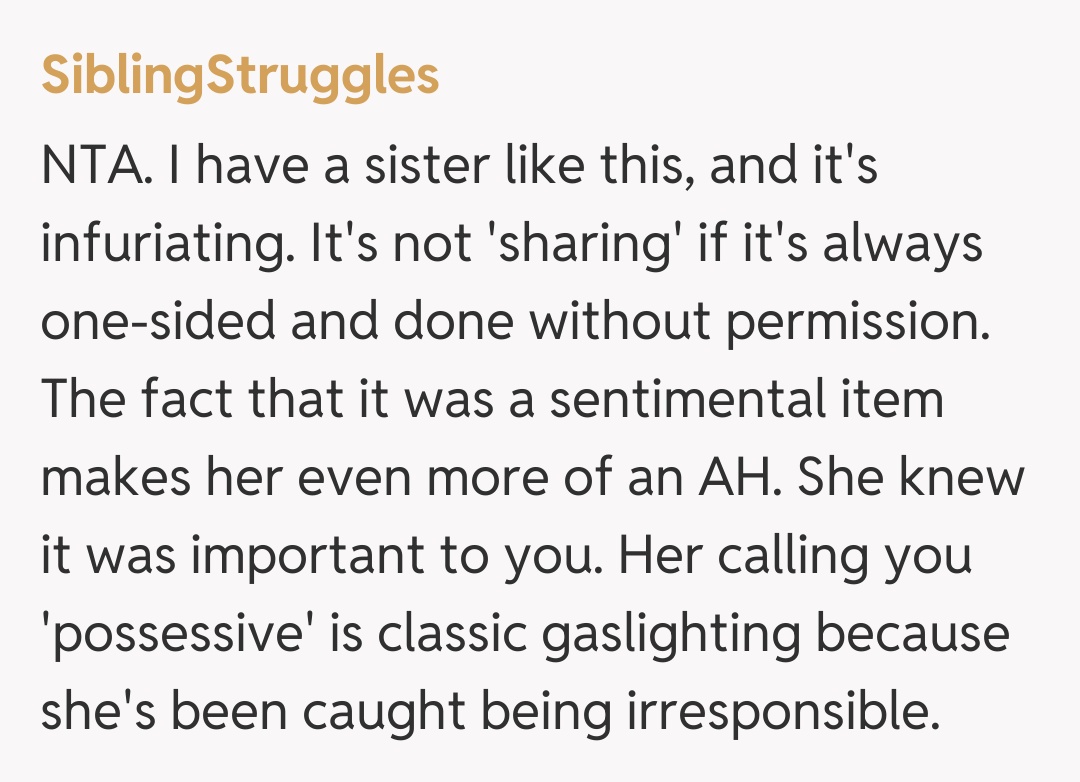 Comentariu de la SiblingStruggles