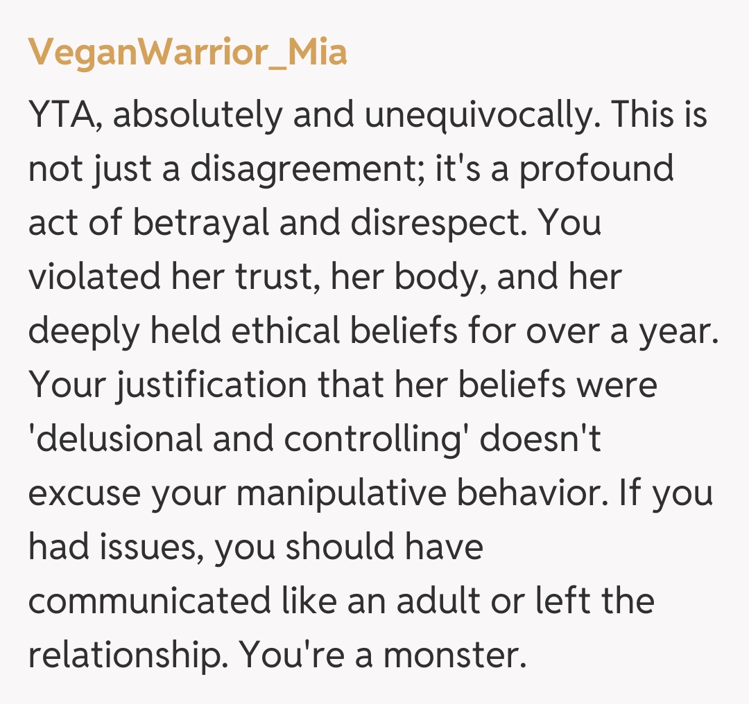 Comentariu de la VeganWarrior_Mia
