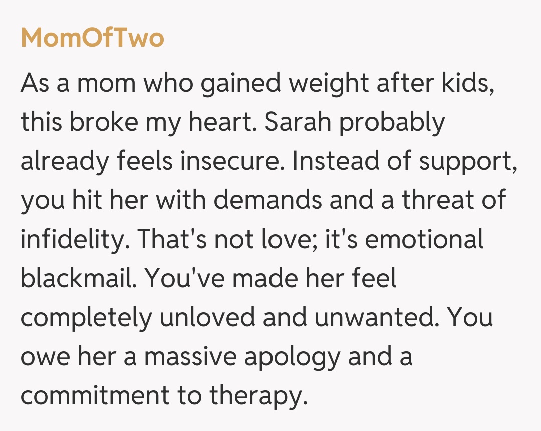 Comentariu de la MomOfTwo