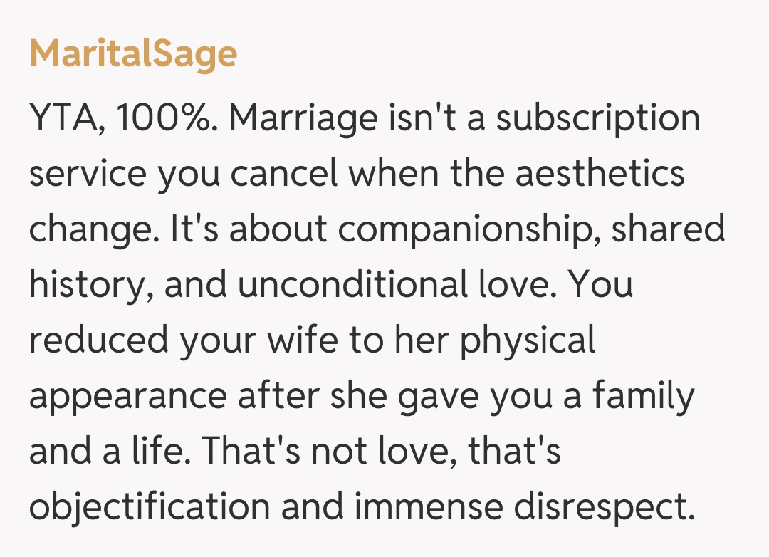 Comentariu de la MaritalSage