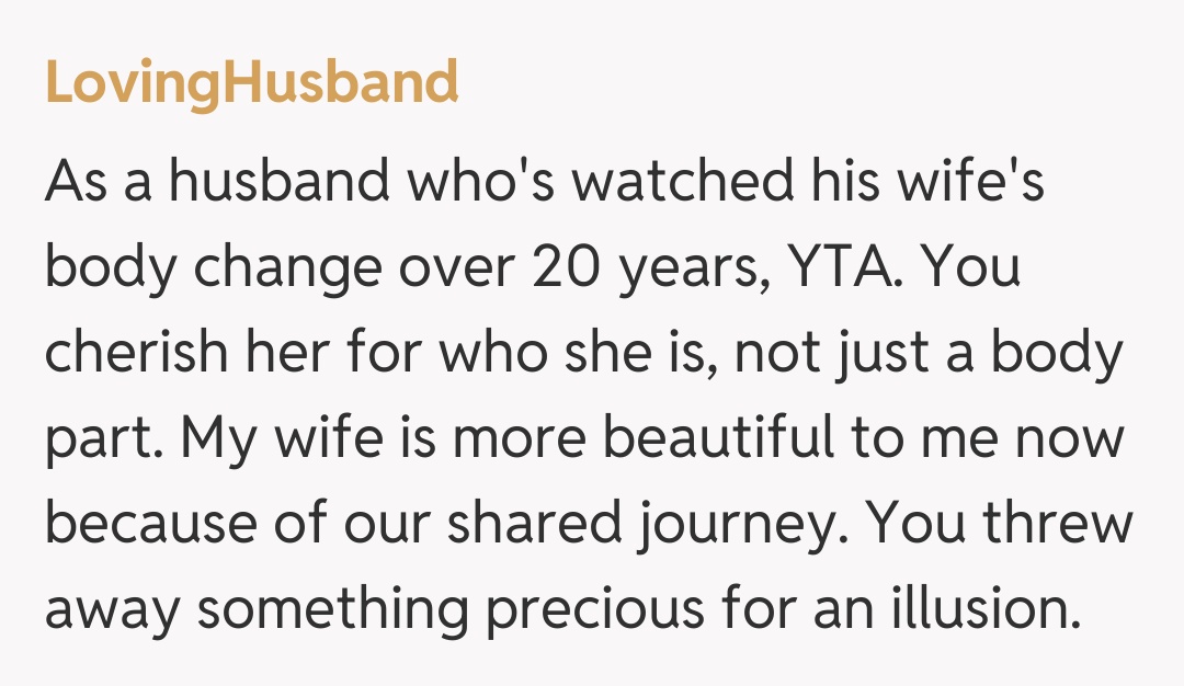 Comentariu de la LovingHusband