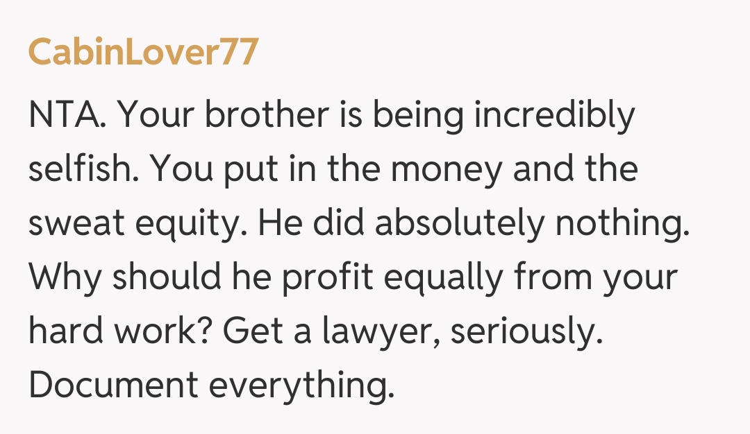 Comentariu de la CabinLover77