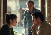 Photo of A Quiet Afternoon in a European Café Turns Tense When a Private Conversation Suddenly Draws an Unexpected Witness