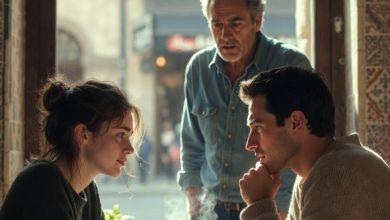 Photo of A Quiet Afternoon in a European Café Turns Tense When a Private Conversation Suddenly Draws an Unexpected Witness