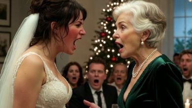 Photo of My In-Laws Forced Me to Serve Christmas Dinner While I Was 7 Months Pregnant—They Didn’t Know My Father Was the Chief Justice Until One Call Turned the Whole House Silent