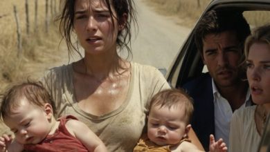 Photo of A Young Mother, Two Babies, and a Remote Road: The Moment a Passing Couple Changed Everything