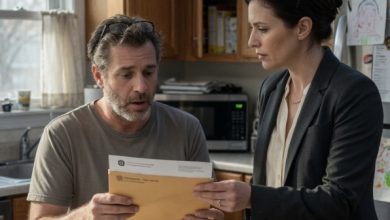Photo of She Believed I Was the Harmless, Overlooked Husband in the Background—Then One Envelope Changed Everything Between Us