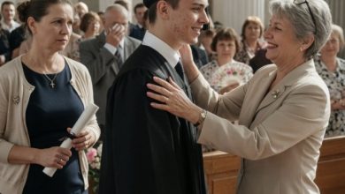 Photo of At My Son’s Graduation, He Chose His Mother-in-Law to Walk Beside Him—But the Dean’s Unexpected Words Changed Everything