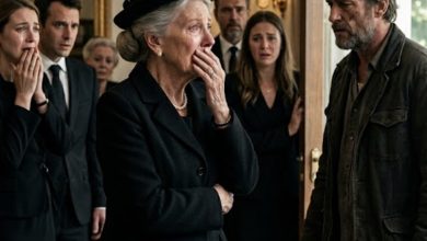 Photo of At Her Husband’s Funeral, He Walked Through the Door Alive—Then a Family Secret Changed Everything