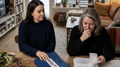 Photo of SHE TOOK EVERYTHING SHE PAID FOR—THEN LEFT A FOLDER CALLED “REALITY” ON THE KITCHEN TABLE