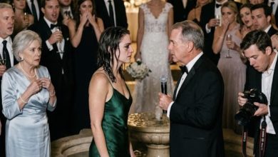 Photo of MY FATHER THREW ME INTO A FOUNTAIN AT MY SISTER’S WEDDING—SECONDS LATER, MY HUSBAND WALKED THROUGH THE DOORS