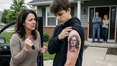 Photo of My Son Tattooed His Stepmother’s Face on His Arm—Then I Learned What His Father Promised Him in Return