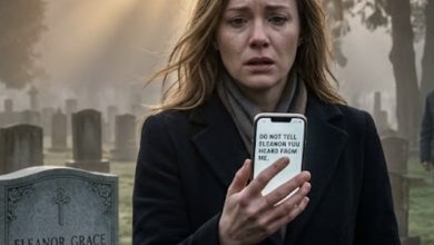 Photo of I Returned to My Husband’s Grave One Year Later… Then His Phone Texted Me