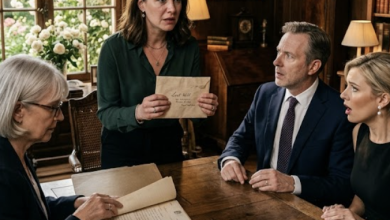 Photo of Her Father’s Hidden Letter Exposed Every Family Betrayal During the Will Reading