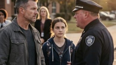 Photo of The Police Chief Ordered My Daughter to Kneel… My Next Words Left the Entire School Frozen