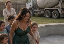 Photo of My Neighbor Filled My Late Husband’s Pool With Concrete Because My Kids Were “Too Loud” — She Never Expected What Happened Next
