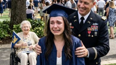 Photo of She Thought Nobody Came to Her Graduation—Then One Voice Changed Everything