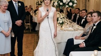 Photo of My Husband’s Family Took My Parents’ Seats at Our Wedding and Said, “They Look Poor” — So I Grabbed the Microphone