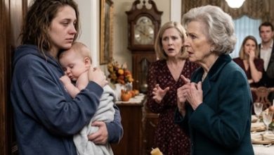 Photo of My Grandma Saw Me Holding My Baby in Faded Clothes and Asked, “Wasn’t the $180,000 I Sent You Enough?” — The Whole Room Went Silent