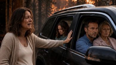 Photo of My Husband Abandoned Me Pregnant in a Wildfire—Three Months Later, I Walked Into His Gala With the Baby He Left Behind