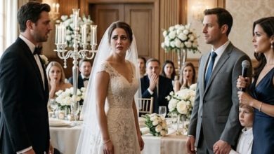 Photo of My Ex-Wife Invited Me to Her Wedding to Humiliate Me — So I Brought a Fake Wife, and Her Speech Destroyed the Entire Night