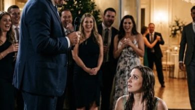 Photo of My Father Pushed Me Into a Fountain at My Sister’s Wedding—Then the Husband I’d Hidden for 3 Years Walked In