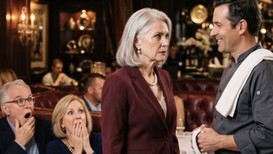 Photo of My Son’s Wife Humiliated Me at Dinner—Then the Chef Walked Over and Revealed Who I Really Was