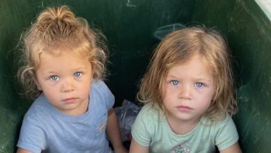 Photo of I Found My New Neighbor’s Twin Girls Hiding in My Empty Trash Can — Then One Whispered, “Please Don’t Tell Him We’re Here”