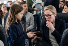 Photo of A Woman Stole the Airplane Seat I Paid Extra For—Then My 10-Year-Old Daughter Stood Up and Silenced the Entire Plane