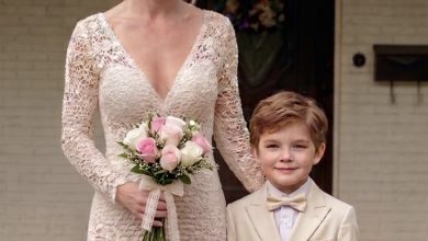 Photo of My 12-Year-Old Son Crocheted My Wedding Dress—Then My Mother-in-Law Mocked Him in Front of Everyone, and My Groom Did Something No One Expected