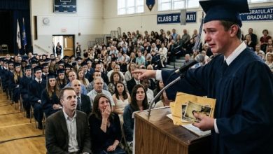 Photo of My Son Stopped His Valedictorian Speech, Looked at My Husband, and Said, “Everyone Deserves to Know What You Did”