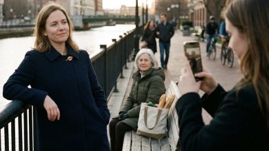 Photo of A Woman by the River Recognized My Mother’s Jacket Before She Even Knew My Name