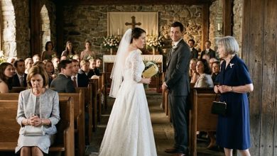 Photo of My Groom Asked Me Not to Look at the Side Door Until the Ceremony Started