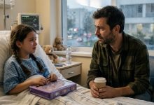 Photo of My Daughter Asked Me to Open the Purple Case Beside Her Hospital Bed — I Wasn’t Ready for What She Had Put Inside