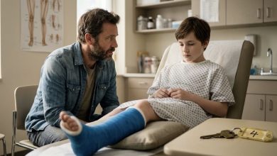 Photo of MY SON BROKE HIS LEG AT A PLACE I HADN’T ENTERED IN FOURTEEN YEARS — THEN HE TOLD ME WHO WAS WITH HIM