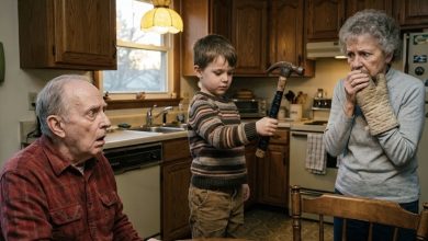 Photo of My Son Asked Grandpa One Question at Dinner—and My Mother Finally Told Us What Happened in That House