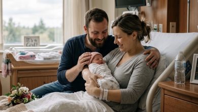 Photo of The Photo We Took With Our Newborn Looked Perfect — Twenty Minutes Later, a Nurse Saw Something Wrong