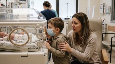 Photo of My Son Came to Meet His Baby Sister in the NICU—Then He Whispered What His Dad Had Told Him at Home