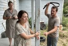 Photo of My Husband Tied Me to the Porch Post Over a Bus Ticket, and His Mother Walked Out Holding Her Biggest Kitchen Knife